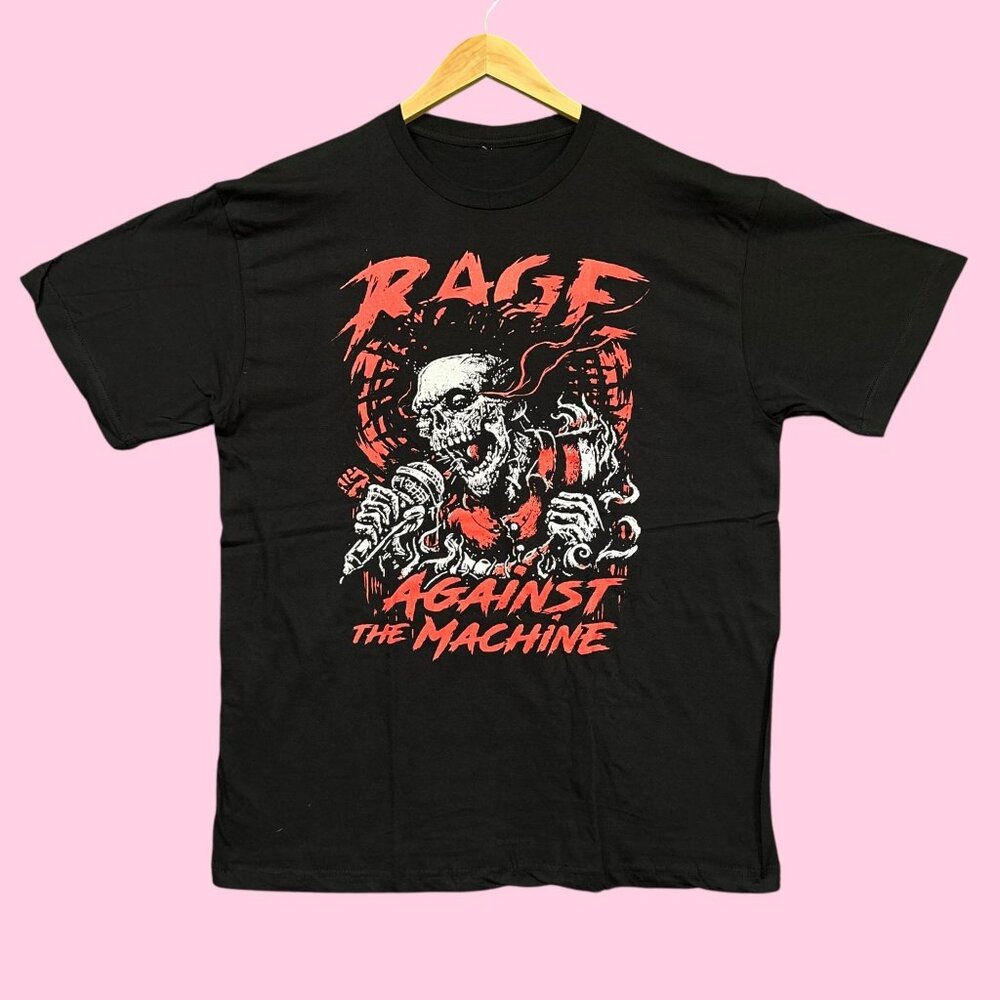 Rage Against the Machine Tour Poster Heavy Metal Band Tee L
